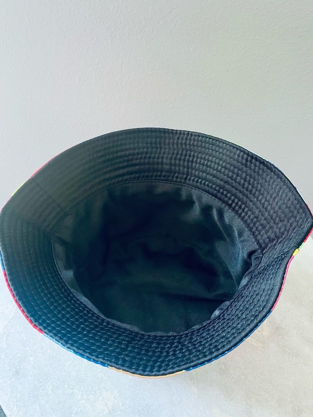 Colorful Abstract Print Bucket Hat - Picture 4 of 4